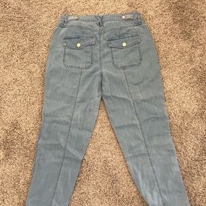 Light blue denim pants